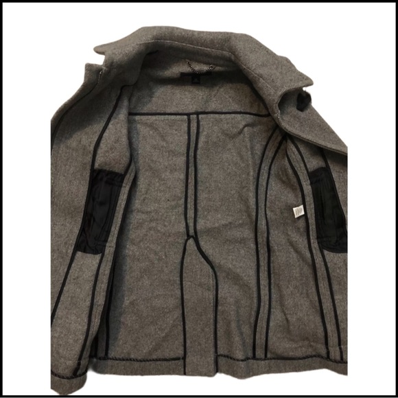 BANANA REPUBLIC WOOL TOGGLE COAT Sz XS - Picture 7 of 8